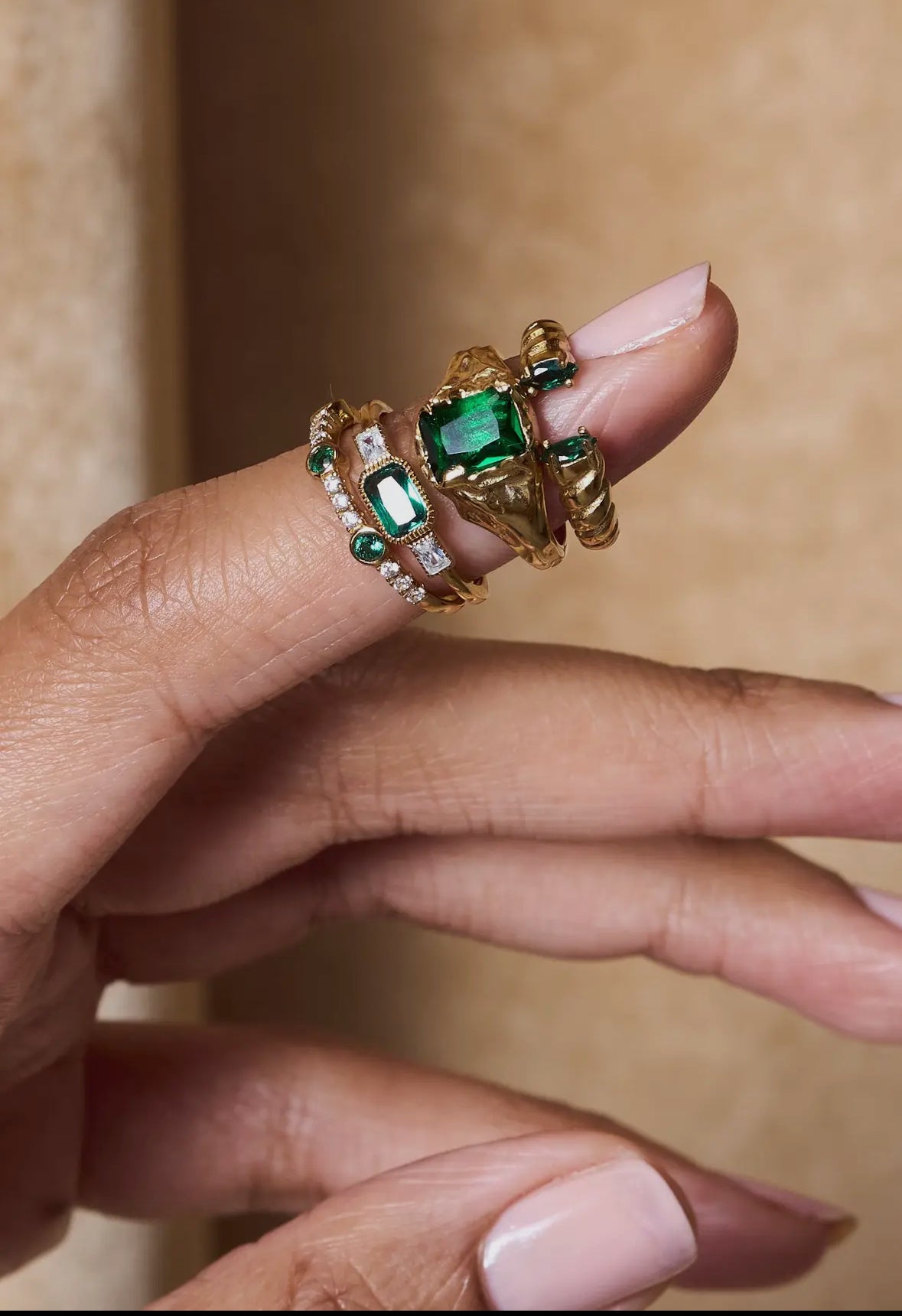 Roman Emerald ring