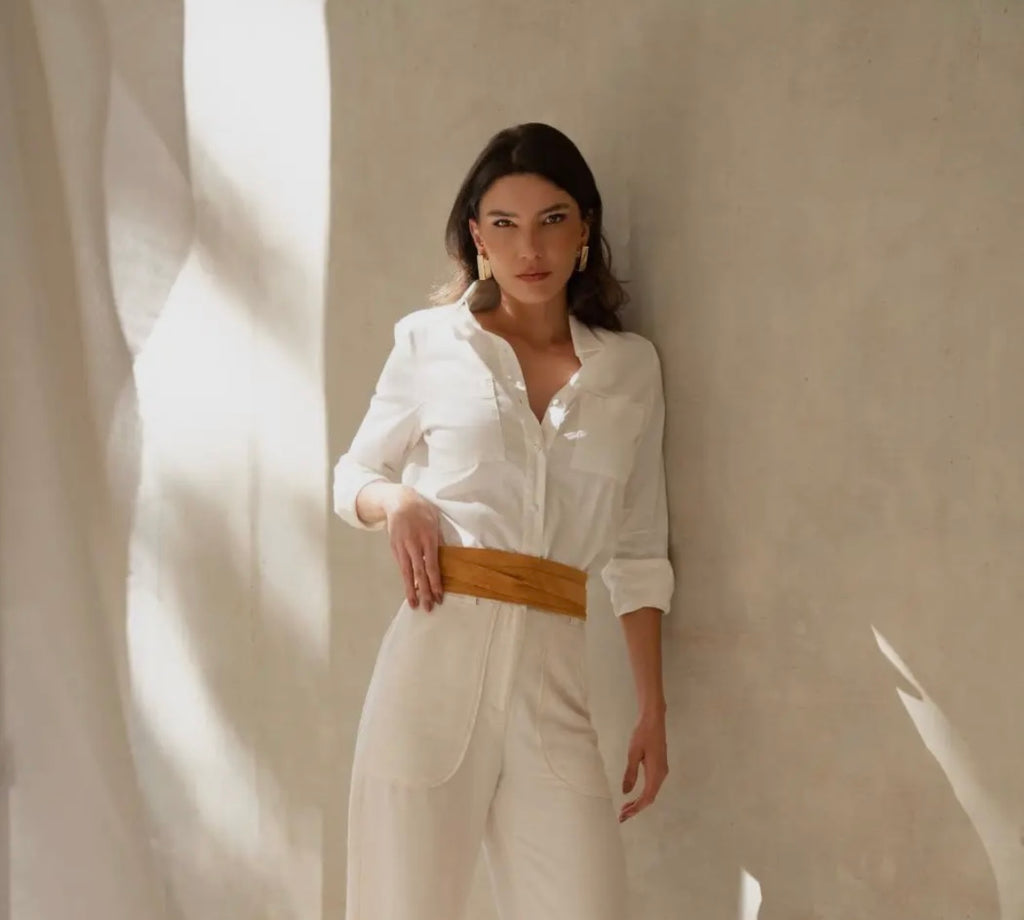 Wrap belt - Honey Suede