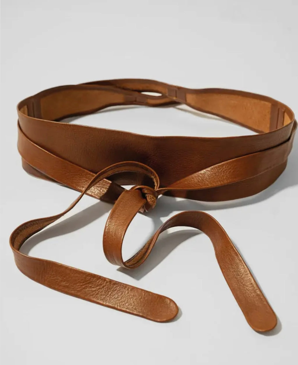 Wrap belt - Tan Leather