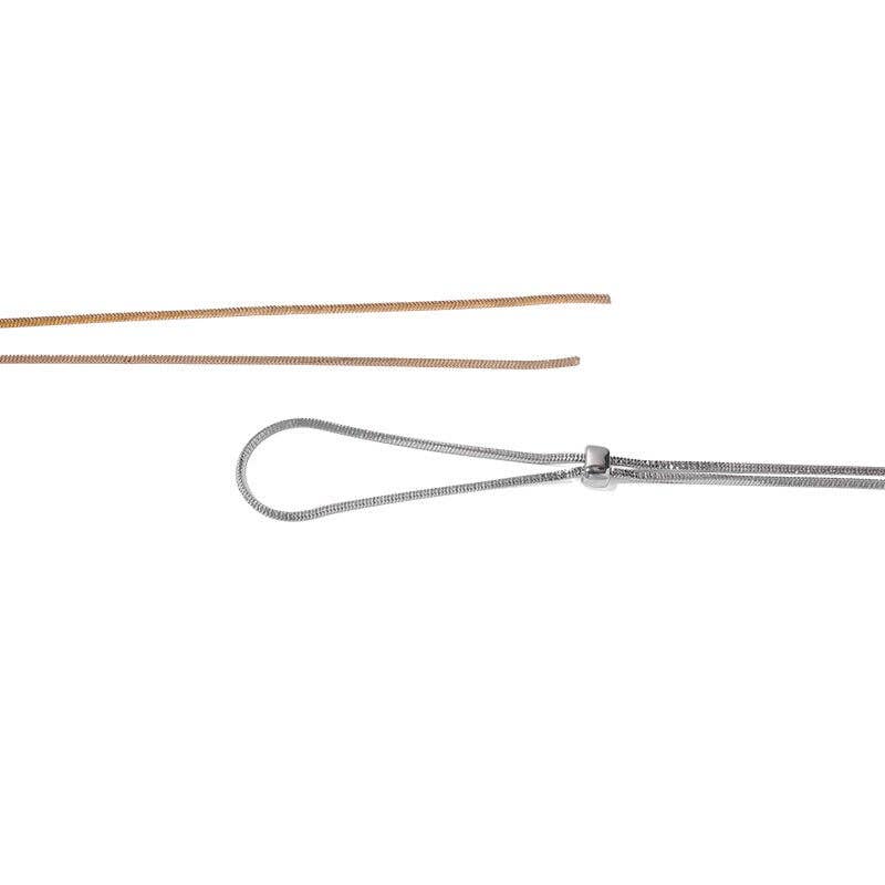 18K Gold Extra Long Chain Necklace: Gold