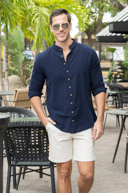 Luigi Shirt: Dark Blue / X-Large