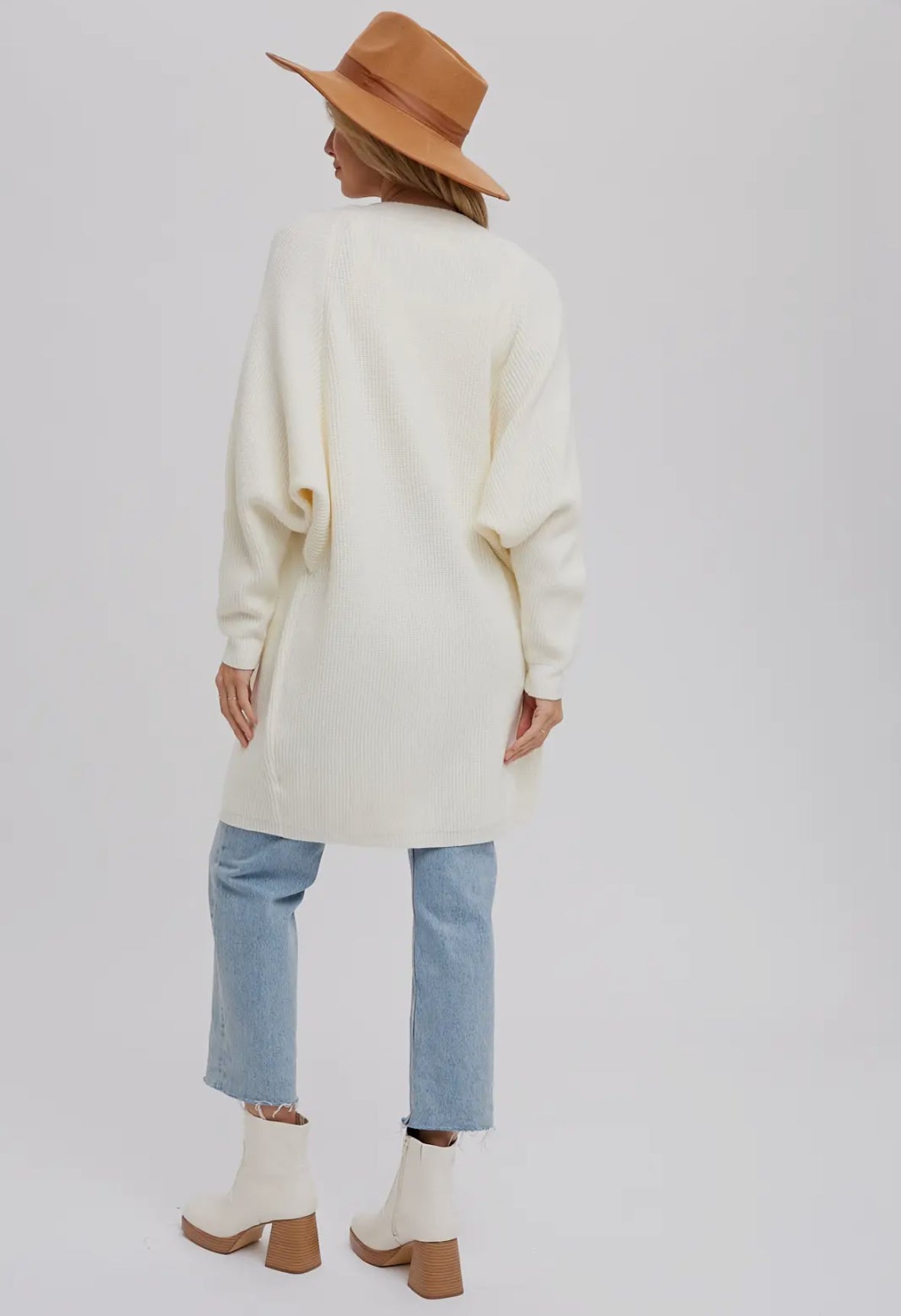 Open Front batwing sleeve Cardigan