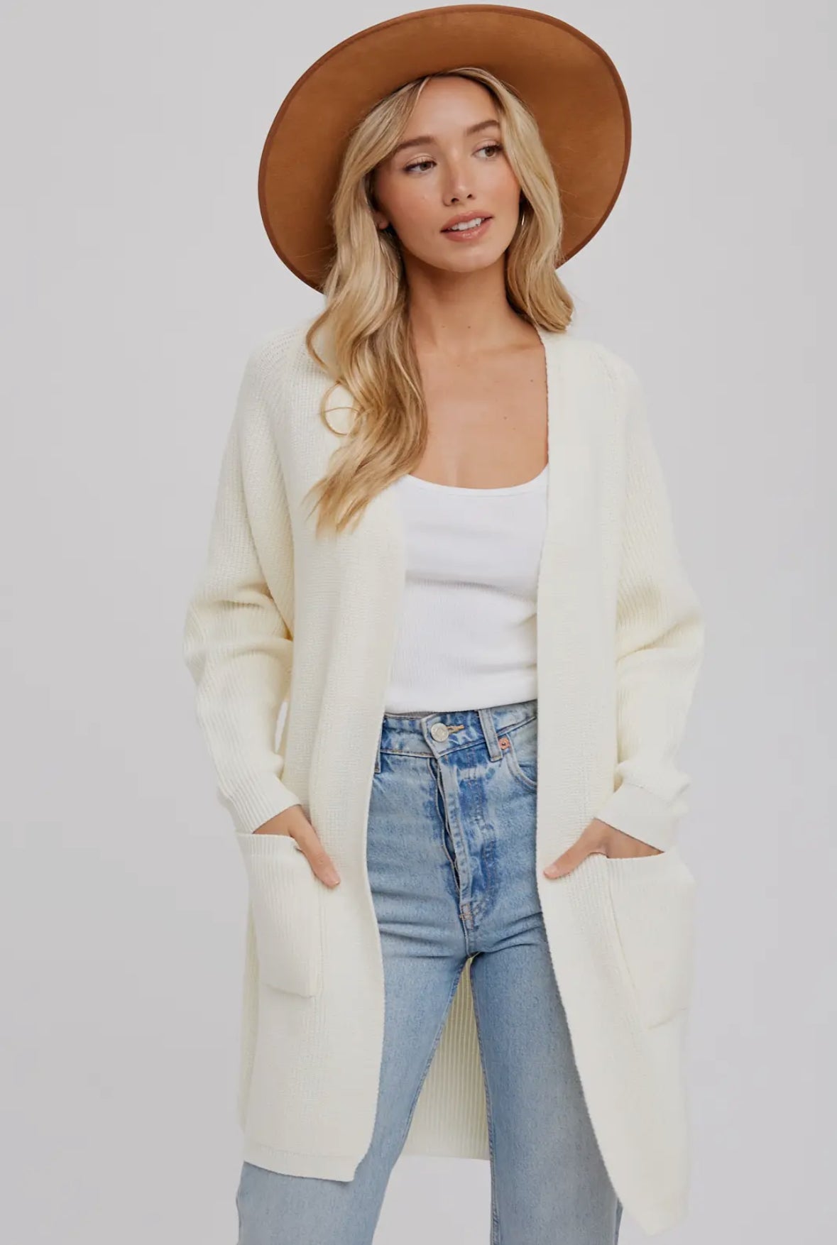 Open Front batwing sleeve Cardigan